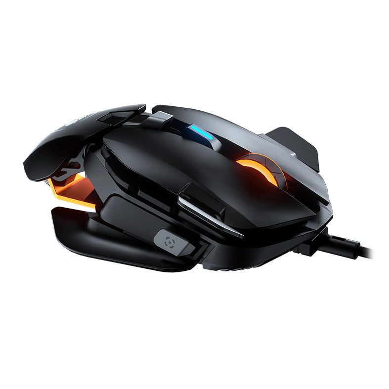 Mouse Gamer Cougar Dualblader, 16000DPI, 12 Botoes, Preto, CGR-800M