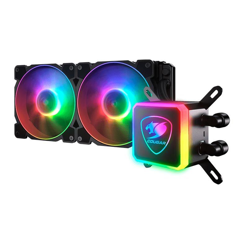 Water Cooler Cougar Aqua 240 ARGB, CGR-AQUA ARGB 240 | Pichau