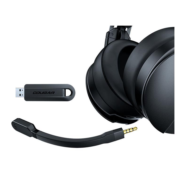 Headset Gamer Cougar Omnes Essential, RGB, Drivers 53mm, Preto, CGR-G53B-500WH