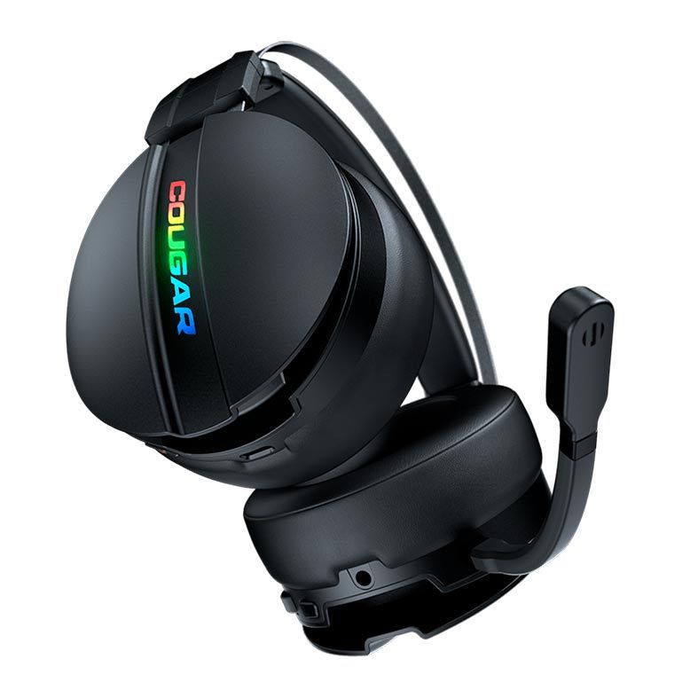 Headset Gamer Cougar Omnes Essential, RGB, Drivers 53mm, Preto, CGR-G53B-500WH