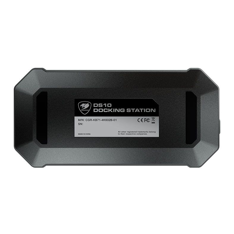 Docking Station Cougar DS10, RGB, 2x HDMI, 3x USB-A, 1x USB-C, 1x Lan, 1x Audio, Leitor de Cartao SD, CGR-KB71-4K602B-01