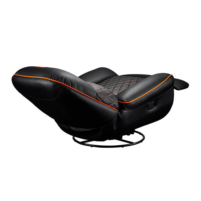 Poltrona Cougar Overlord, Couro Sintetico PVC, Preto, CGR-OVL-ORB