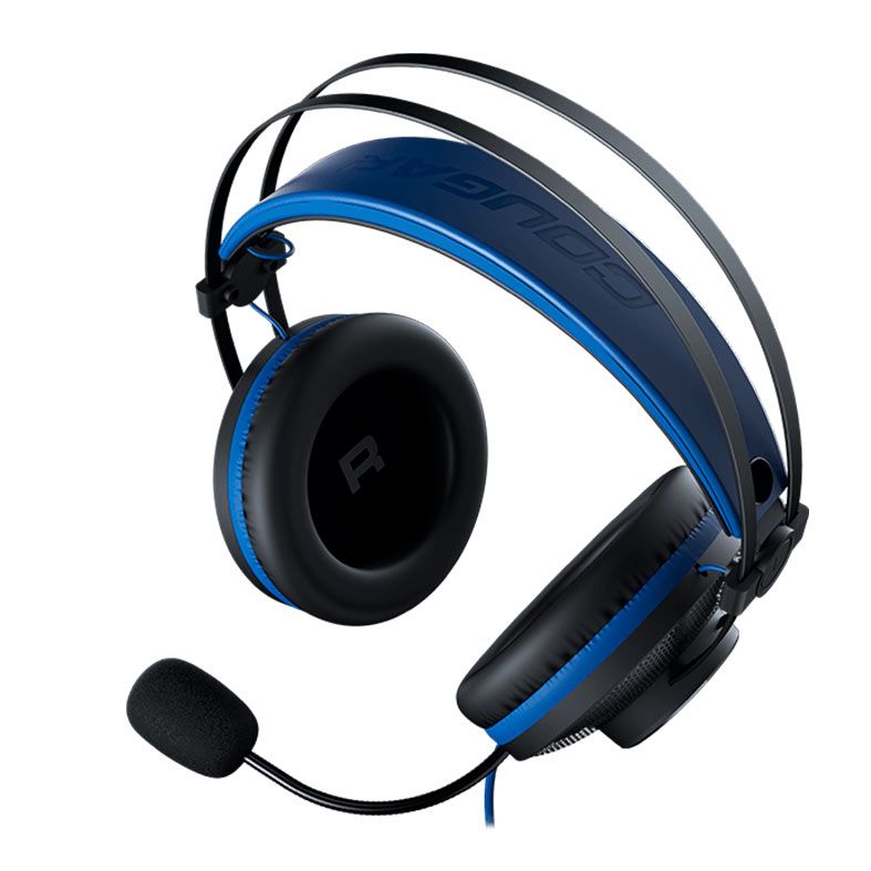 Headset Gamer Cougar Immersa Essential, Drivers 40mm, Preto e Azul, CGR-P40S-350