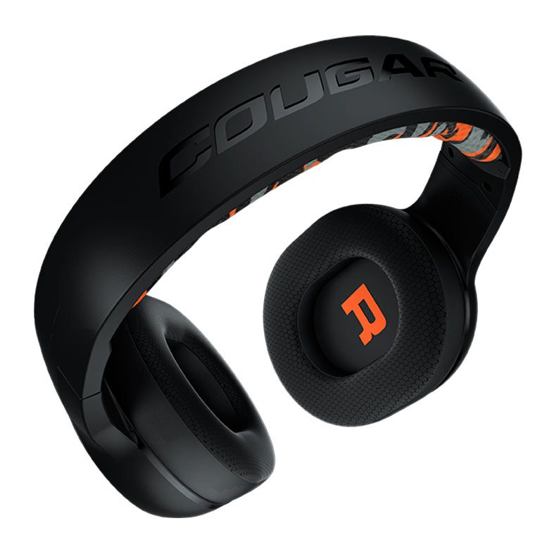 Headset Gamer Cougar Dive, Drivers 50mm, Preto e Laranja, CGR-P50B-270