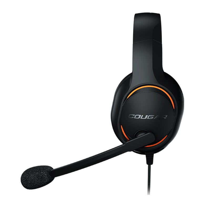 Headset Gamer Cougar Dive, Drivers 50mm, Preto e Laranja, CGR-P50B-270