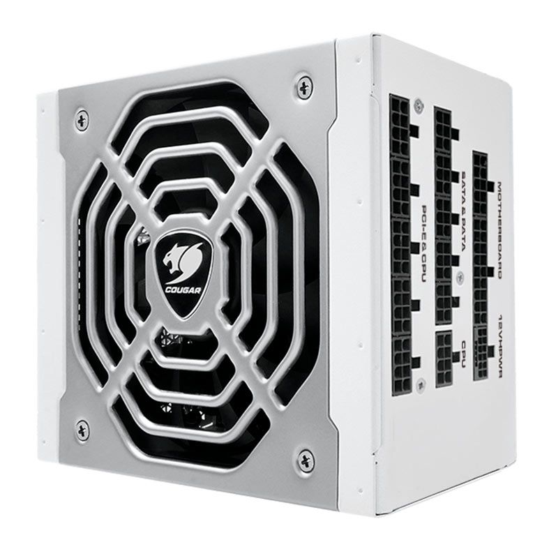 Fonte Cougar Polar X2 1050, 1050W, ATX 3.0, PCI-e 5.0, Full Modular, 80 Plus Platinum, Branca, CGR-PRX2-1050