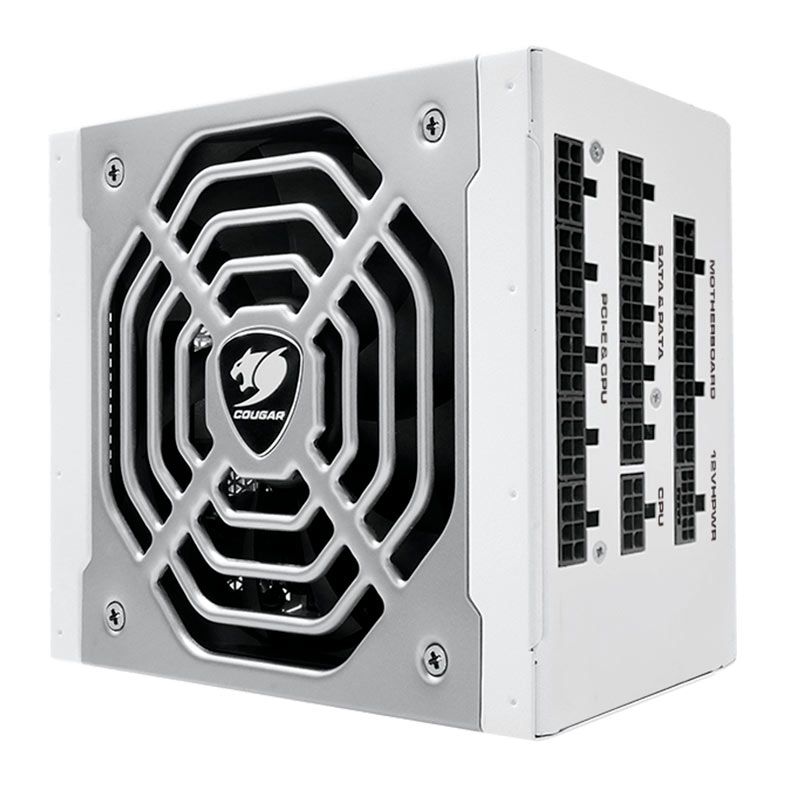 Fonte Cougar Polar X2 1200, 1200W, ATX 3.0, PCI-e 5.0, 80 Plus Platinum, Branca, CGR-PRX2-1200