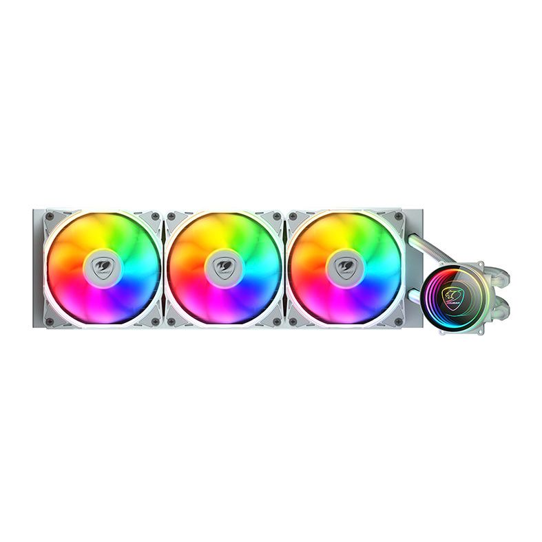 Water Cooler Cougar Poseidon Elite ARGB 360, 360mm, Branco, CGR-PSDELRGB-W-360