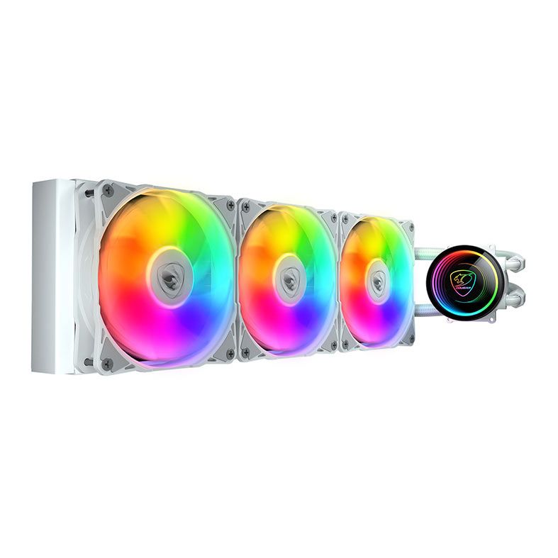 Water Cooler Cougar Poseidon Elite ARGB 360, 360mm, Branco, CGR-PSDELRGB-W-360