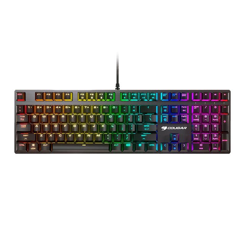 Teclado Mecanico Cougar Vantar MX RGB Switch Vermelho US, CGR-VANTAR MX