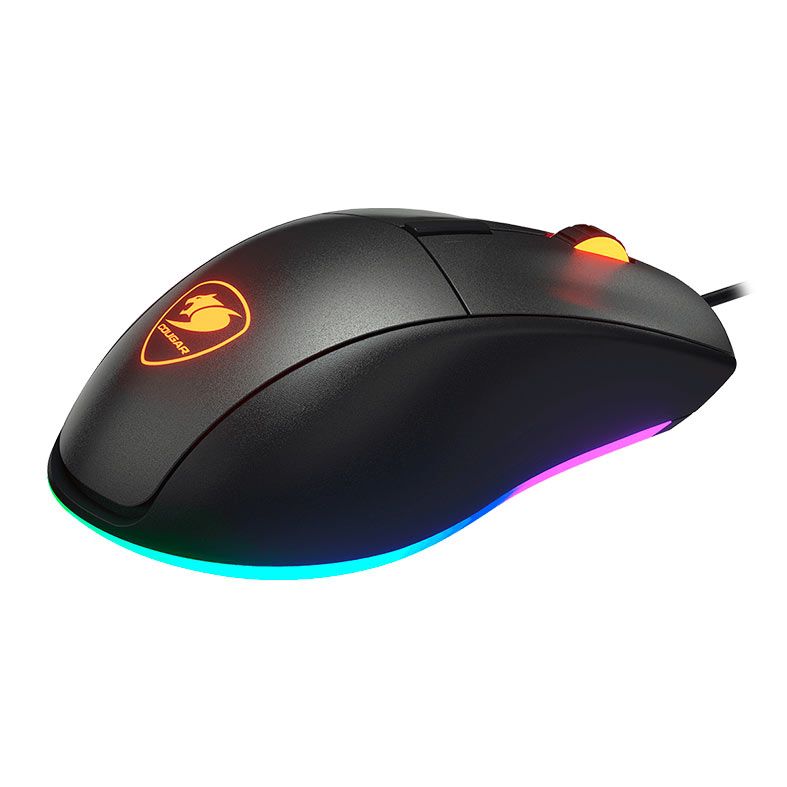 Mouse Gamer Cougar Minos EX, RGB, 6400DPI, 6 Botoes, Preto, CGR-WOMB-MEX