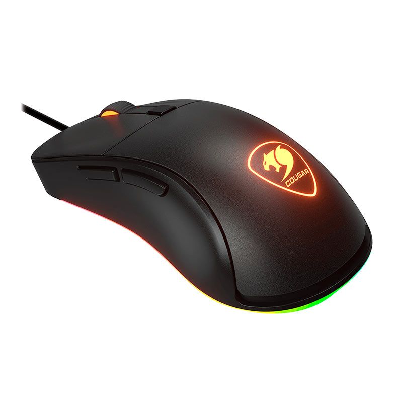 Mouse Gamer Cougar Surpassion EX, RGB, 6400DPI, 6 Botoes, Preto, CGR-WOMB-SEX