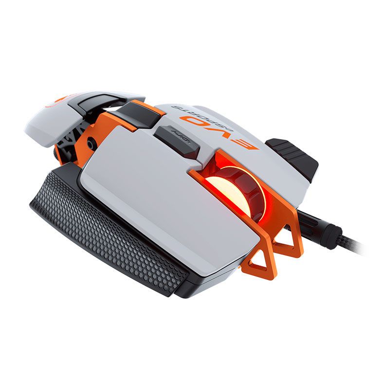Mouse Gamer Cougar 700M EVO RGB 16000Dpi Branco, CGR-WOMW-700M-EVO