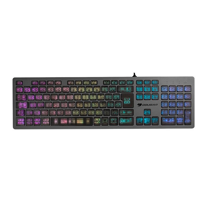 Teclado Gamer Cougar Vantar AX, Rainbow, ABNT2, Switch Scissor, CGR-WRXMI-VAA