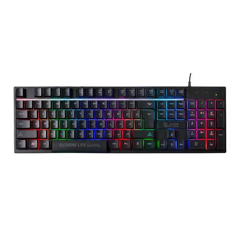 Combo Gamer ELG VIPER, ABNT2, 3200DPI, Led 7 cores, Preto, CGVR21