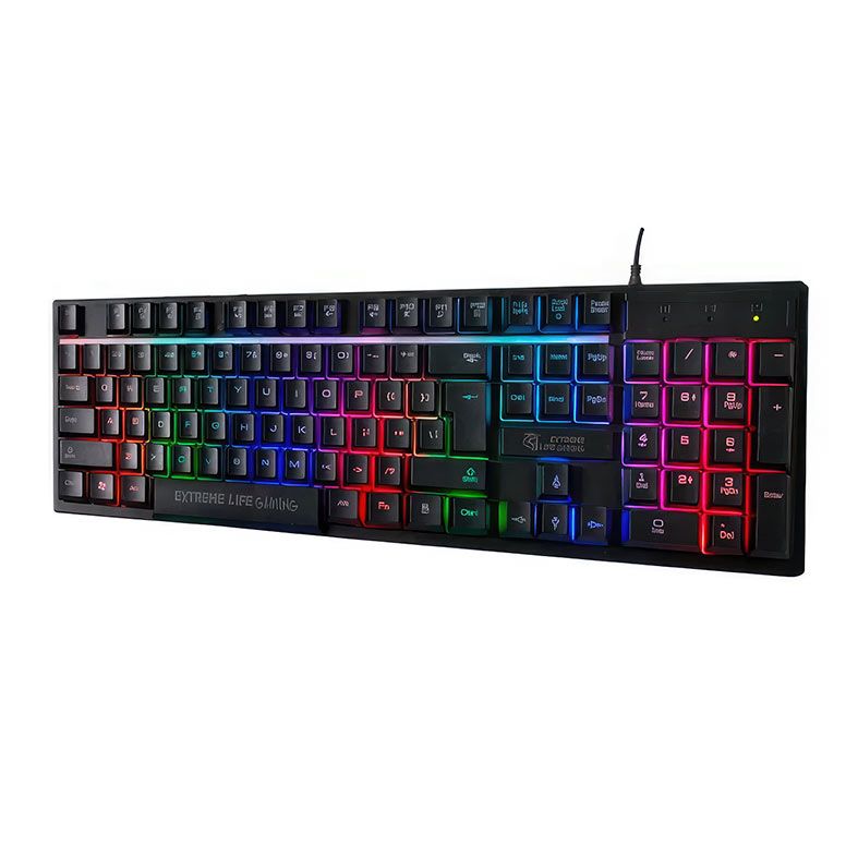 Combo Gamer ELG VIPER, ABNT2, 3200DPI, Led 7 cores, Preto, CGVR21