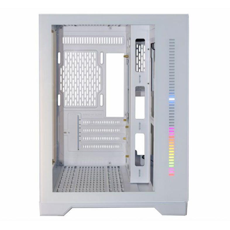 Gabinete Gamer K-MEX CG-xx2A, RGB, Mid-Tower, Lateral de Vidro, Branco, CGW12ARH001CB0X