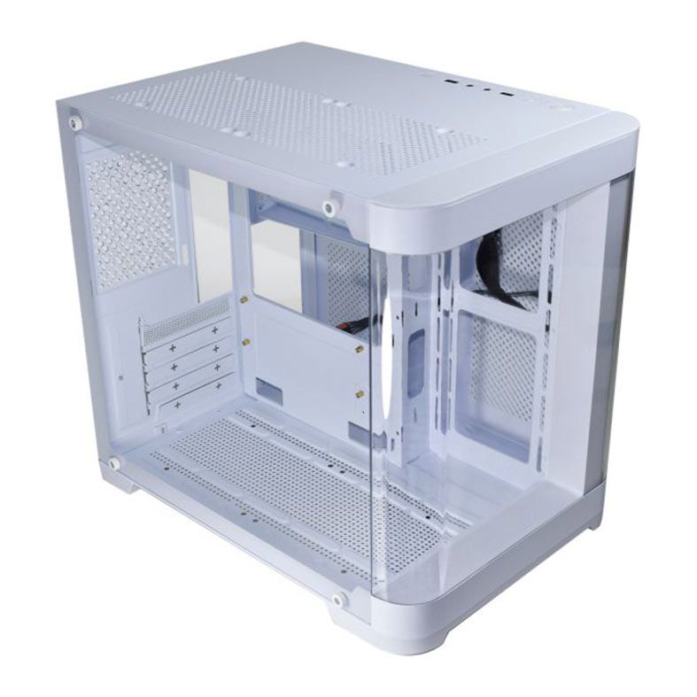 Gabinete Gamer K-Mex CG-W1AG, Mid-Tower, Lateral de Vidro, Branco, CGW1AGRH002CB0X