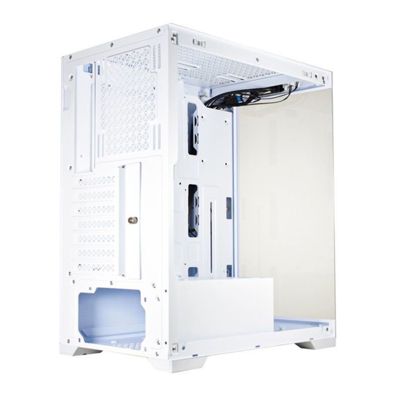 Gabinete Gamer K-MEX CG-xxG4, Mid-Tower, Lateral de Vidro, Branco, CGW1G4RH0010B0X