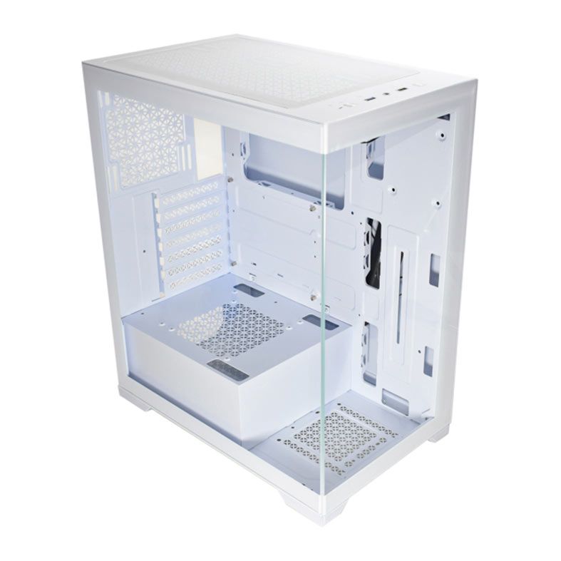 Gabinete Gamer K-MEX CG-xxG4, Mid-Tower, Lateral de Vidro, Branco, CGW1G4RH0010B0X