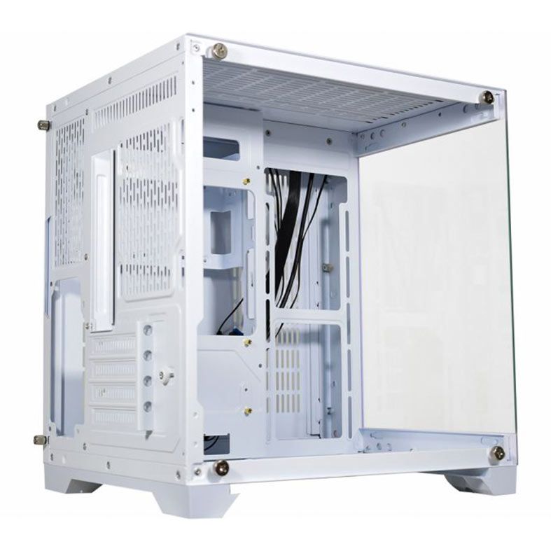 Gabinete Gamer K-MEX CG-xxKN, Mid-Tower, Lateral de Vidro, Branco, CGW1KNRH001CB0X