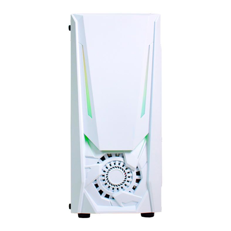 Gabinete Gamer K-MEX CG-xxTJ, RGB, Mid-Tower, Lateral de Vidro, Branco, CGW1TJRH010CB0X