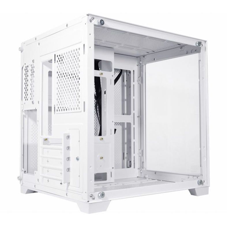 Gabinete Gamer K-MEX CG-xxAD, RGB, Mid-Tower, Lateral de Vidro, Branco, CGW2ADRH002CB0X