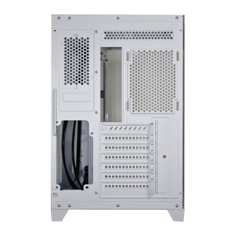 Gabinete Gamer K-MEX W2J1, Mid-Tower, Latera de Vidro, Branco, CGW2J1RH002CB0X