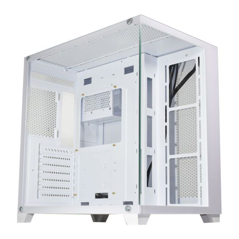 Gabinete Gamer K-MEX W2J1, Mid-Tower, Latera de Vidro, Branco, CGW2J1RH002CB0X