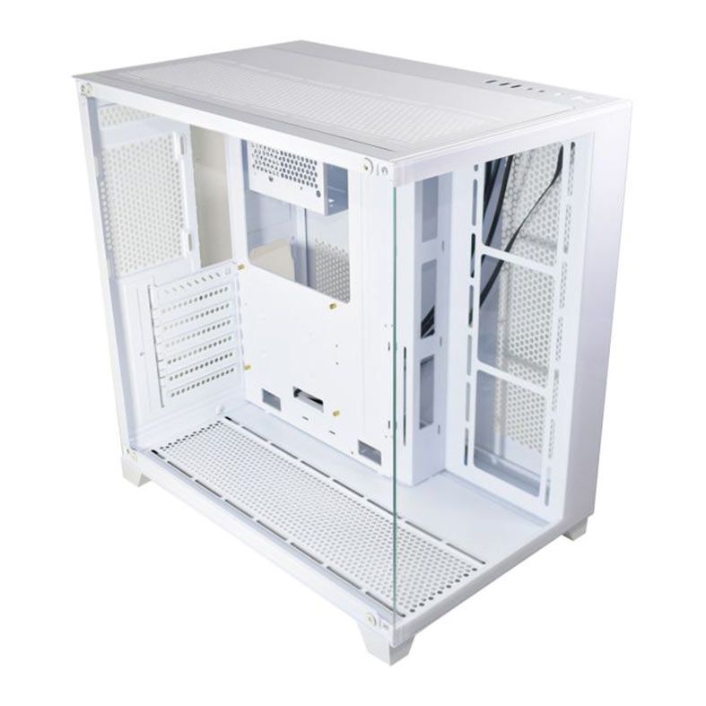 Gabinete Gamer K-MEX W2J1, Mid-Tower, Latera de Vidro, Branco, CGW2J1RH002CB0X