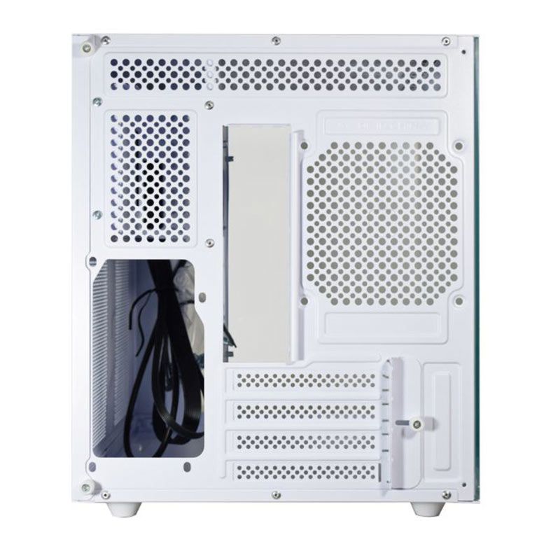 Gabinete Gamer K-Mex Aquario CG-W2SB, Mini-Tower, Lateral de Vidro, Branco, CGW2SBRH002CB0X