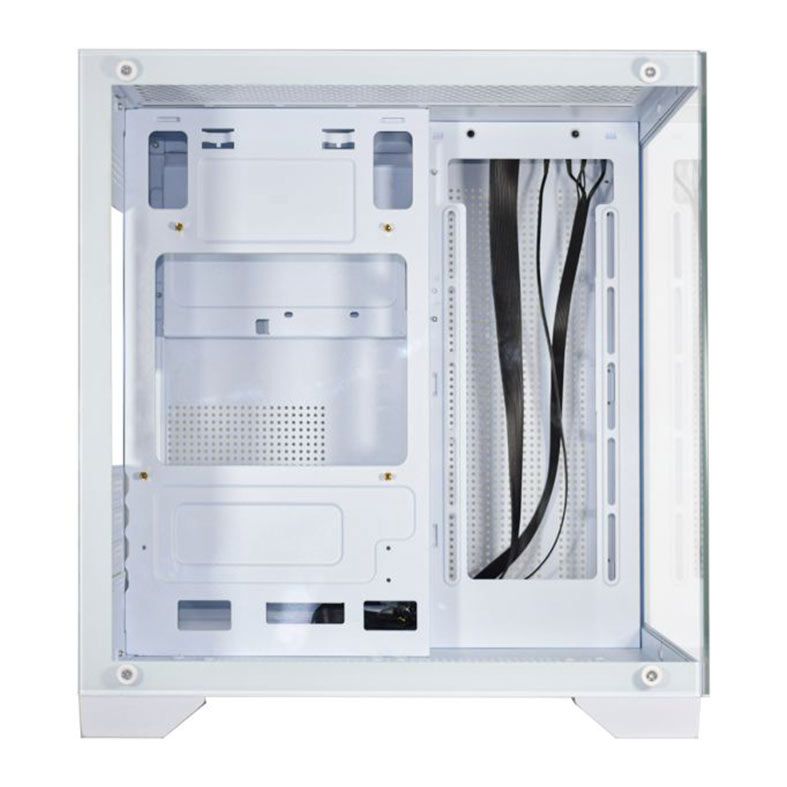 Gabinete Gamer K-Mex CG-W524, Mid-Tower, Lateral de Vidro, Branco, CGW524RH002CB0X