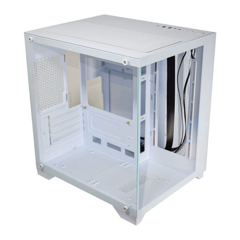 Gabinete Gamer K-Mex CG-W524, Mid-Tower, Lateral de Vidro, Branco, CGW524RH002CB0X