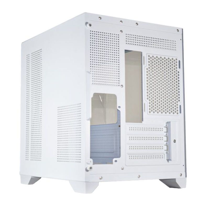 Gabinete Gamer K-Mex CG-W524, Mid-Tower, Lateral de Vidro, Branco, CGW524RH002CB0X