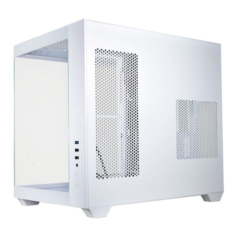 Gabinete Gamer K-Mex Hammerhead Shark CG-WYH6, Mid-Tower, Lateral de Vidro, Branco, CGWYH6RH002CB0X