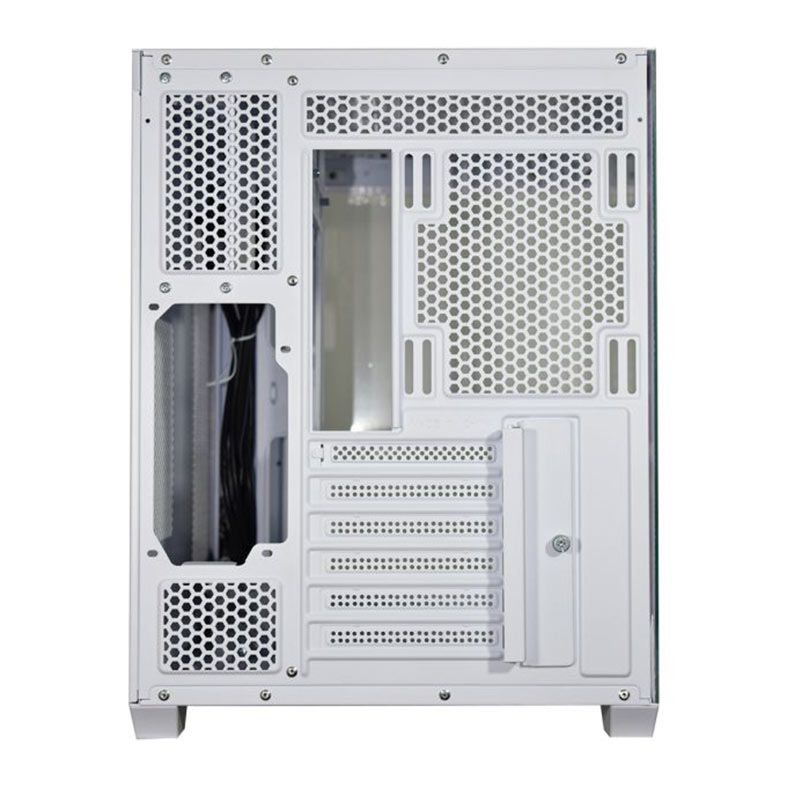 Gabinete Gamer K-Mex Hammerhead Shark CG-WYH6, Mid-Tower, Lateral de Vidro, Branco, CGWYH6RH002CB0X