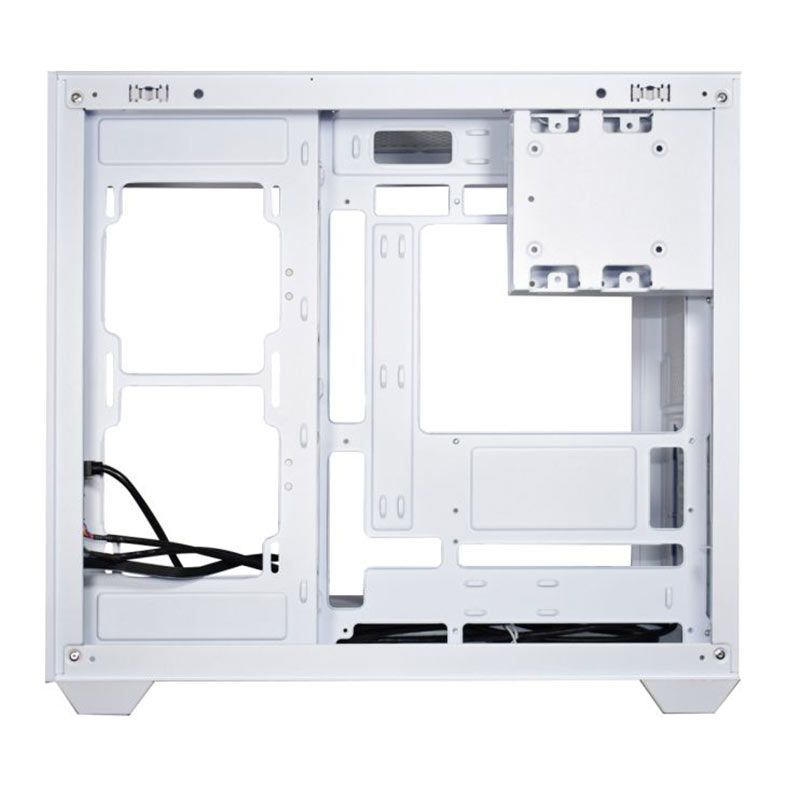 Gabinete Gamer K-Mex Hammerhead Shark CG-WYH6, Mid-Tower, Lateral de Vidro, Branco, CGWYH6RH002CB0X