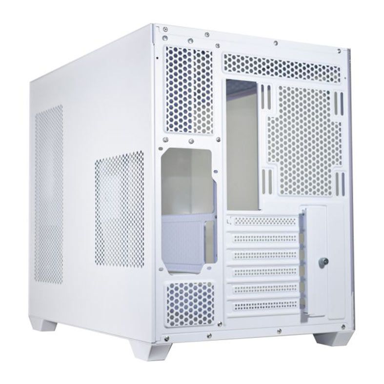 Gabinete Gamer K-Mex Hammerhead Shark CG-WYH6, Mid-Tower, Lateral de Vidro, Branco, CGWYH6RH002CB0X