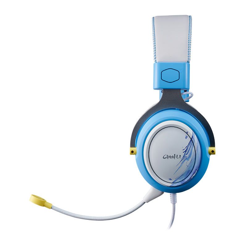 Headset Gamer Cooler Master CH331 Street Fighter 6 Chun-Li, RGB, Virtual 7.1 Surround, Drivers 50mm, Branco, CH-331-SF6CL