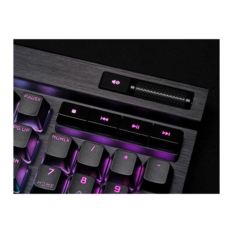 Teclado Mecanico Corsair K70 Pro, RGB, Switch Cherry MX Speed Silver, USB, Cinza, CH-9109414-NA