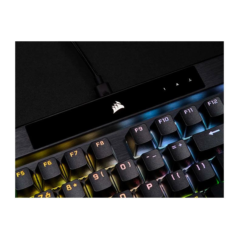 Teclado Mecanico Corsair K70 Pro, RGB, Switch Cherry MX Speed Silver, USB, Cinza, CH-9109414-NA