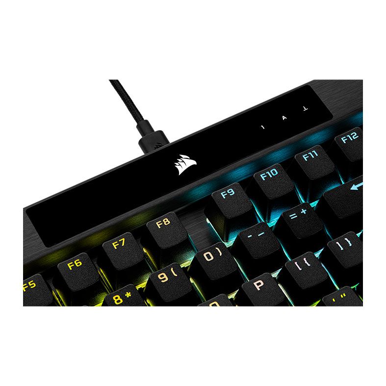 Teclado Optico-Mecanico Corsair K70 PRO RGB, Switch Corsair OPX, Preto, CH-910941A-NA