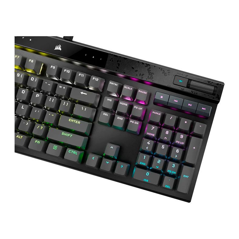Teclado Magnetico-Mecanico Corsair K70 Max, RGB, Switch MGX Prata, Preto, CH-910961G-NA