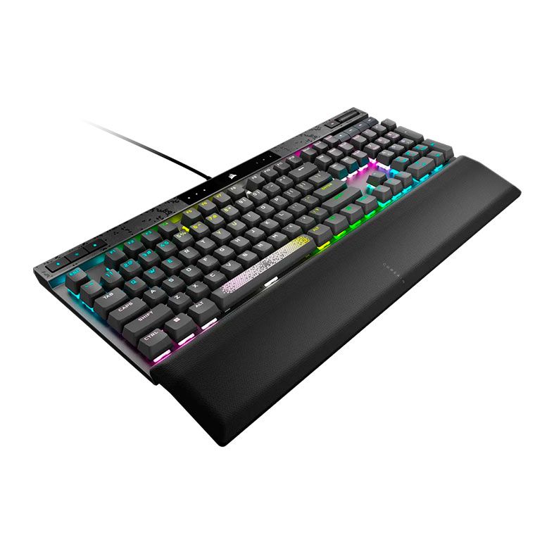 Teclado Magnetico-Mecanico Corsair K70 Max, RGB, Switch MGX Prata, Preto, CH-910961G-NA