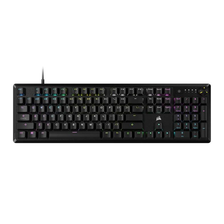 Teclado Mecanico Corsair K70 Core, RGB, Switch MLX Vermelho, Preto, CH-910971E-NA