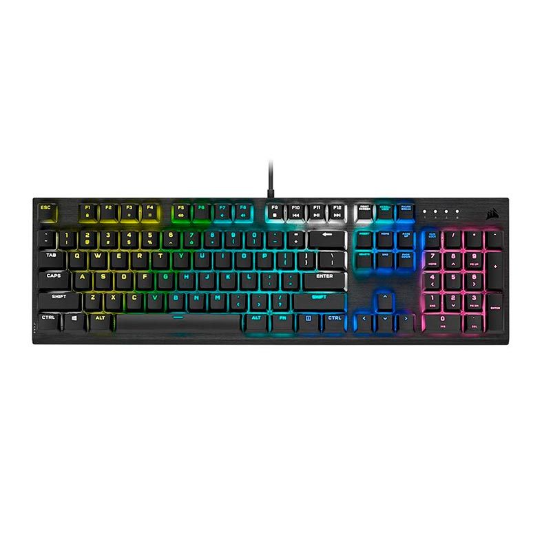 Teclado Mecânico Corsair K60 RGB Pro Switch Cherry Viola, CH-910D019-BR