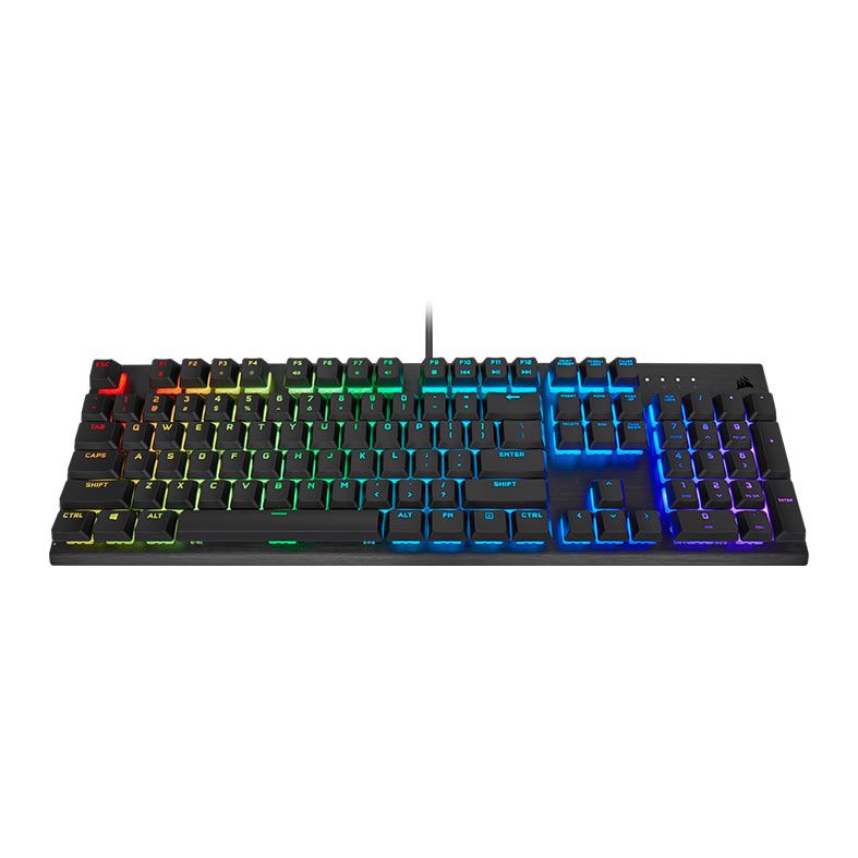 Teclado Mecanico Corsair K60 RGB Pro, US, Switch Cherry Viola, Preto, CH-910D019-NA