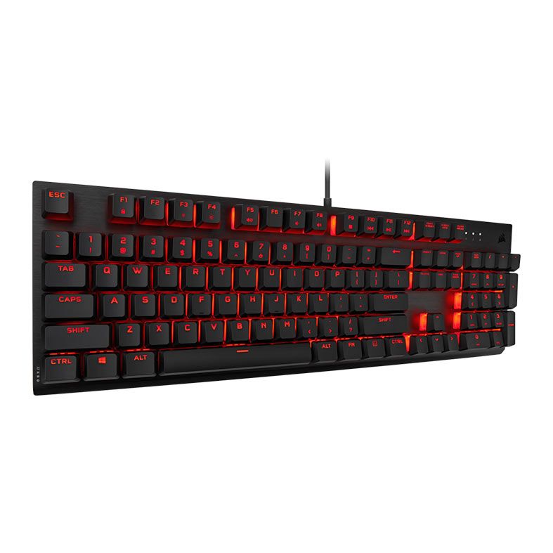 Teclado Mecanico Gamer Corsair K60 Pro, Led Vermelho, ABNT2, Switch Cherry Viola, Preto, CH-910D029-BR