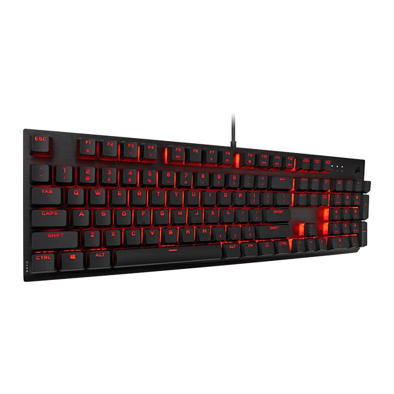 Teclado Mecanico Gamer Corsair K60 Pro, Led Vermelho, US, Switch Cherry Viola, Preto, CH-910D029-NA