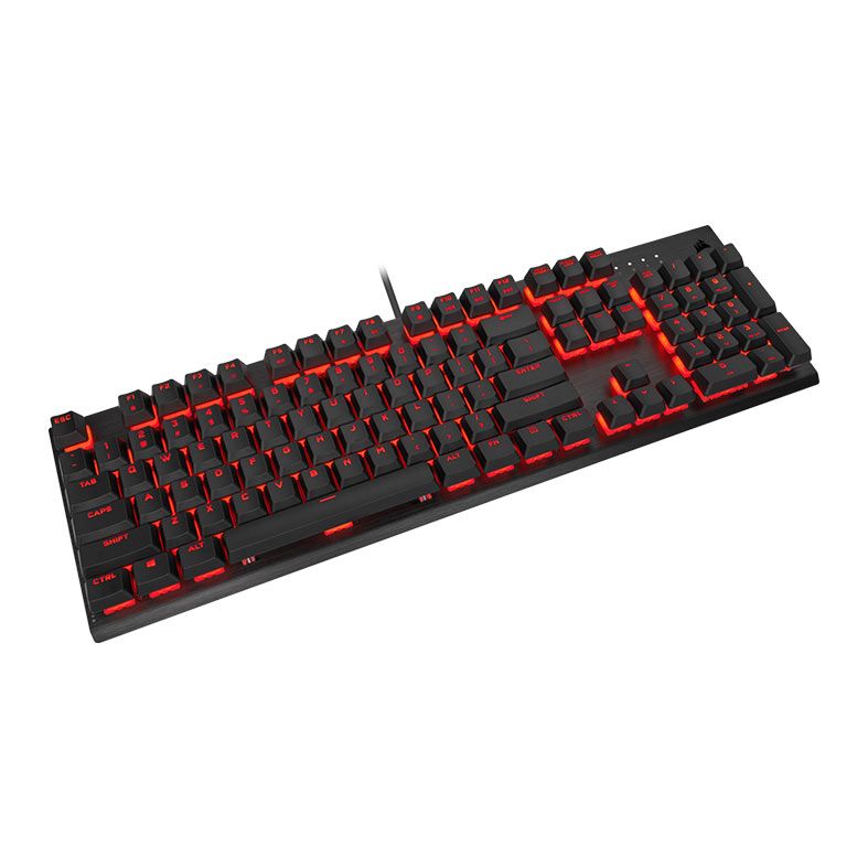 Teclado Mecanico Gamer Corsair K60 Pro, Led Vermelho, US, Switch Cherry Viola, Preto, CH-910D029-NA